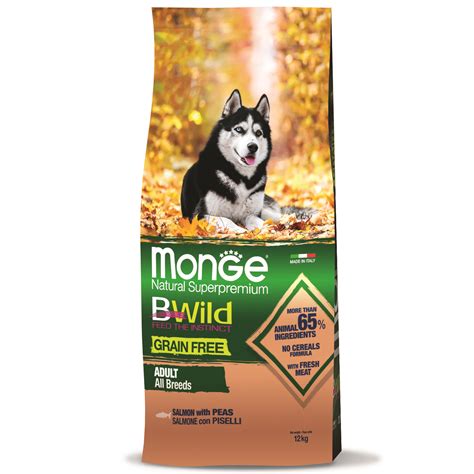 Купить Сухой корм Monge Dog Bwild Grain Free для взрослых собак