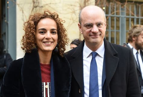 Photo La romancière franco marocaine Leïla Slimani et Jean Michel Blanquer ministre de l