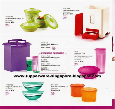 Tupperware is synonymous with malaysian household that even plastic containers are often replaced with the term tupperware. Buy Tupperware in Singapore: Special Offer on Rice ...