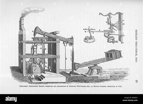 Newcomen Atmospheric Steam Engine Banque De Photographies Et Dimages à