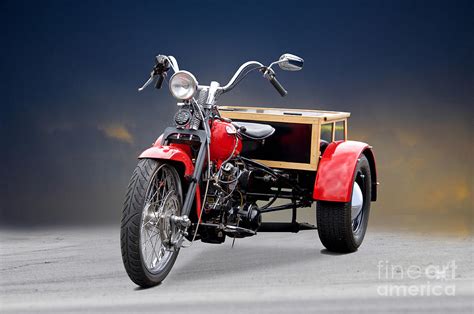 1947 Harley Davidson Servi Car Trike Photograph By Dave Koontz