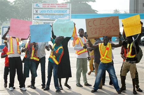 Photo: Construction workers protest poor welfare - Latest Nigeria News ...