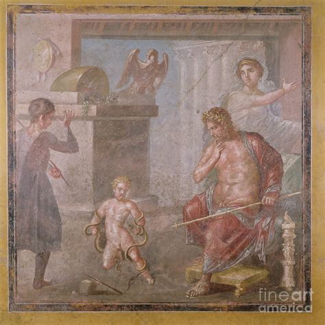 Hercules Strangling The Serpents As A Child Casa Dei Vettii C50 79