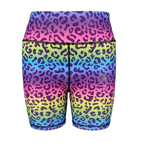 Leopard Gaze Active Booty Shorts Lucy Locket Loves