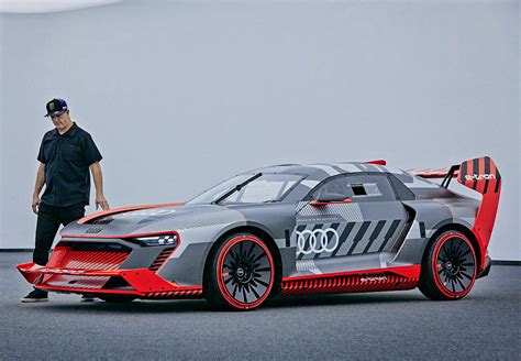 Ken Blocks Audi S1 Hoonitron All Electric Race Car Revealed Built
