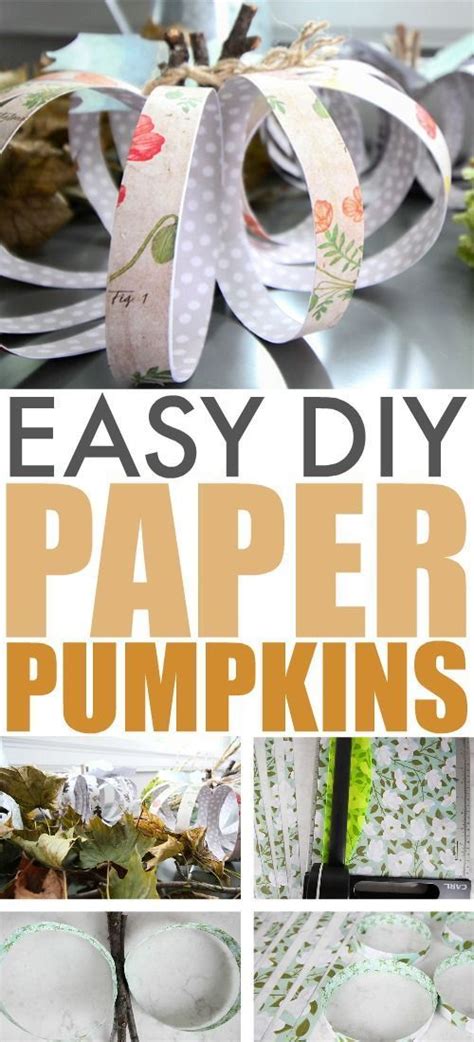 These Paper Pumpkins Are A Clever Way To Decorate Your