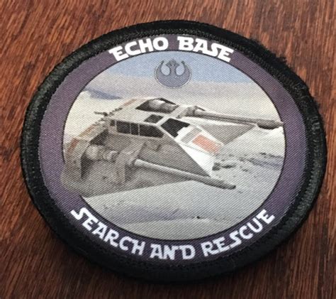 Star Wars Echo Base Search And Rescue Morale Patch Custom Velcro Morale