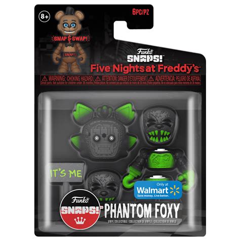 Funko Snaps Five Nights At Freddy S Phantom Foxy Walmart Exclusive Walmart Com