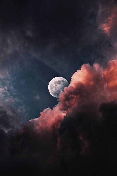 Moon Cloud Wallpapers Wallpaper Cave