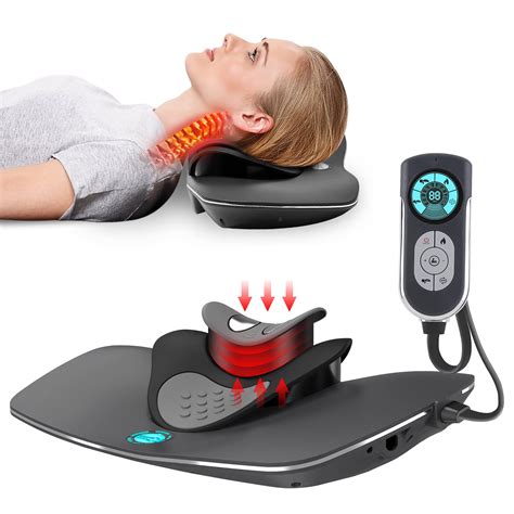 Buy Kinease Home Cervical Neck Traction Device Heat Electrotherapy Neck Stretcher Cervical