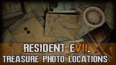 Resident Evil 7 Biohazard All Treasure Photo Locations Guide Youtube