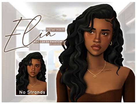 Gegesims Elia Hair Create A Sim The Sims 4 Curseforge In 2023