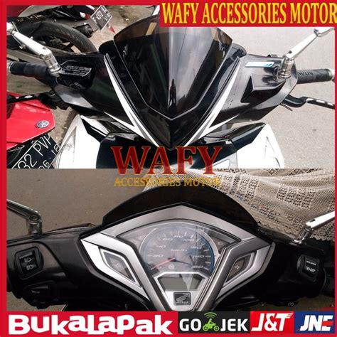 Jual Visor Variasi Vario Old Injeksi Fi Visor Tgp Hitam