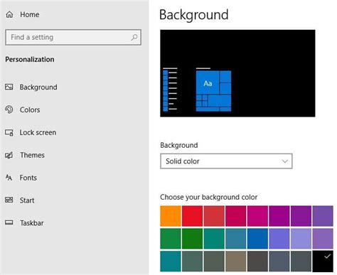How To Change Background Color In Windows 10 Bestusefultips