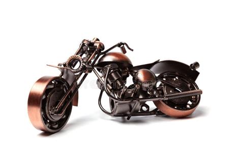 Handmade Model Of Custom Motorcycle Bike Copper Scale Model Of Chopper