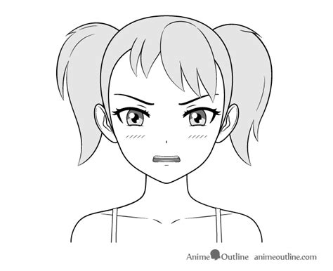 How To Draw Anime Characters Tutorial Animeoutline An