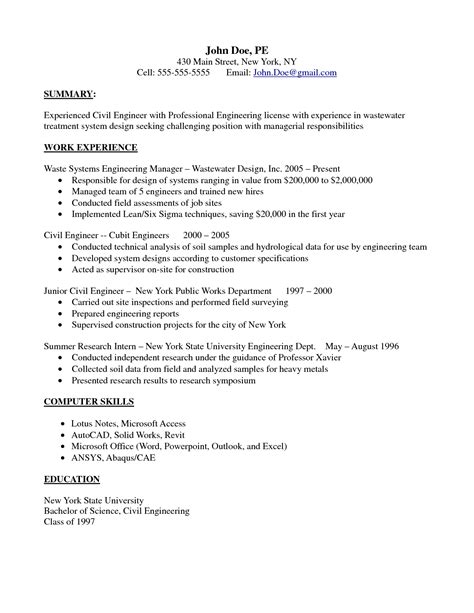 First, tell us about yourself. Professional Experience Civil Engineer Resume Templates Vntask Sample Design Bizdoska - there ...