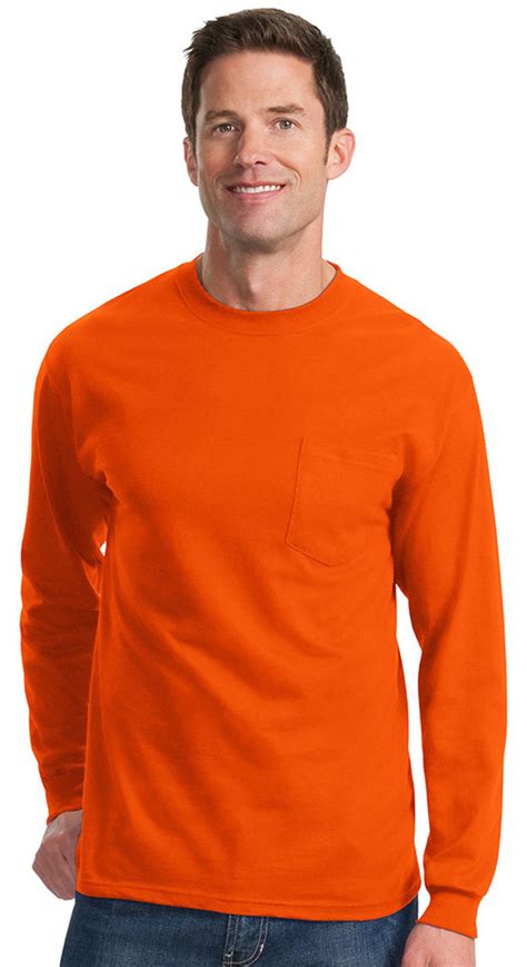 We carry 100% cotton, ring spun combed cotton, 50/50 cotton/polyester, which ensure durability, breathability and ultimate comfort. Port & Company Big & Tall Men's Long Sleeve Pocket T-Shirt ...