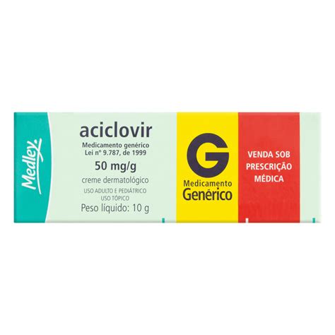 aciclovir creme 10g med g