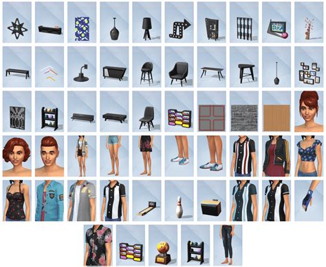 The Sims 4 Bowling Night Stuff List Of New Items