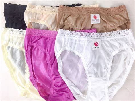 Lot Nylon Sheer Sissy Lacy Lace Panties Knickers Underwear Cheeky Vintage Set Pretty Lingerie