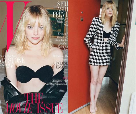 Emma Stone Strips Off In Sexy Shoot For W Magazine Look