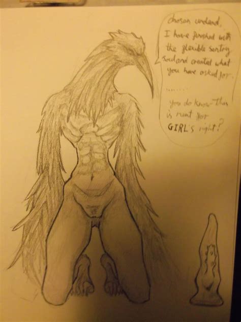 Rule 34 Ambiguous Gender Avian Dark Souls Dark Souls 2 Dildo Sketch