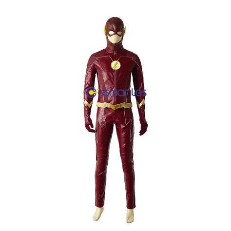 The Flash Season 4 Barry Allen Cosplay Costume Deluxe Edition