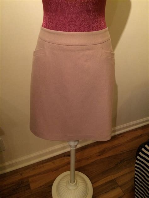 Ann Taylor Skirt Size 14 Wool Blend With Pockets Womens Skirt Solid
