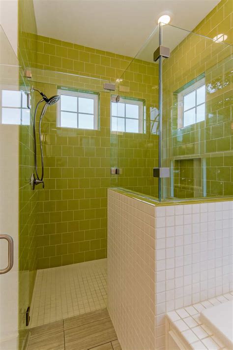 You may decorate the whole bathroom with the same tiles or choose different types and accents for each part. Green-Themed Bathroom Ideas #23672 | Bathroom Ideas