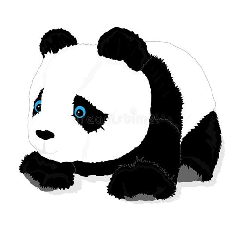 Cute Panda Toy Vector Stock Vector Illustration Of Panda 84707391