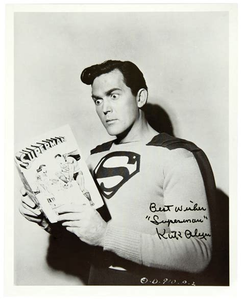 Hakes Superman Kirk Alyn Signed Photo