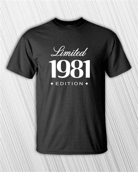 Check spelling or type a new query. 35th Birthday Gift For Him Her 1981 Limited Edition Mens ...