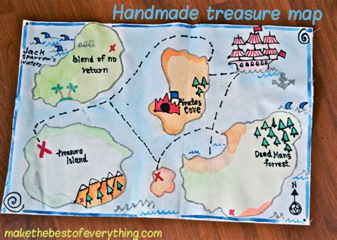 Handmade Treasure Map Kid T Lesson Plans