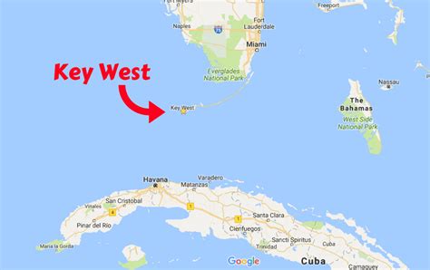 What is the closest point from Miami to Cuba? 2