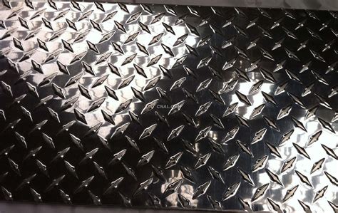 Polished Aluminum Diamond Plate Coil Metal Tread Plate 1220 X 2440mm