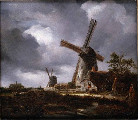 Landscape With Windmills Near Haarlem After Jacob Van Ruisdael John