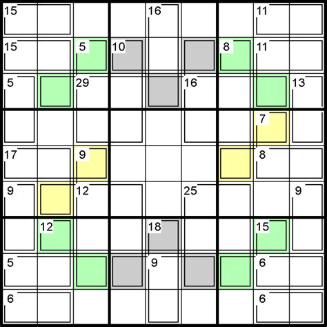 Puzzle No 189 Killer Sudoku