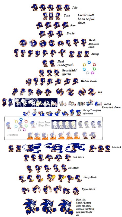 Best Ideas For Coloring Darkspine Sonic Sprite Sheet Images And Photos Finder