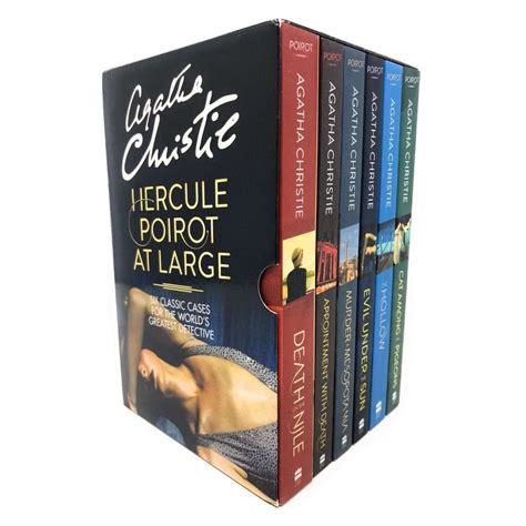 Agatha Christie Hercule Poirot At Large 6 Books Set Collection The Ho
