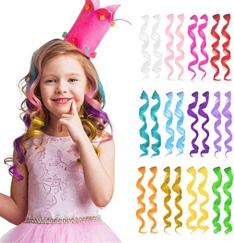 Dreamlover Kids Hair Extensions For Girls Coloured Hair Extensions For