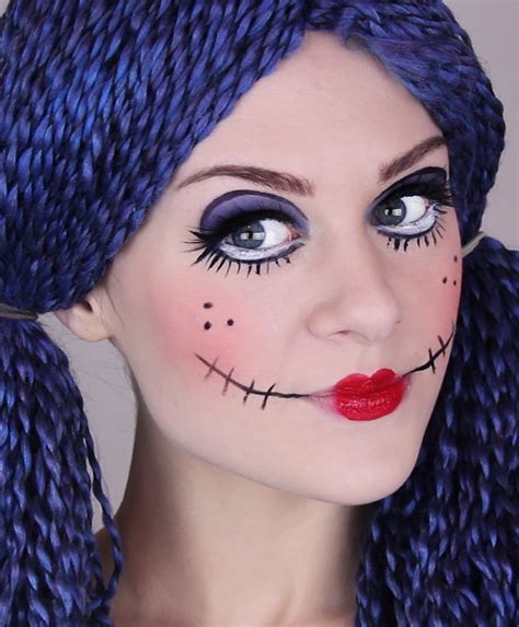 What S New Womnly Beauty Scary Doll Makeup Rag Doll Makeup Doll