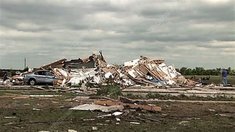 Tornado Damage Texas Stock Video Clip K0023098 Science Photo