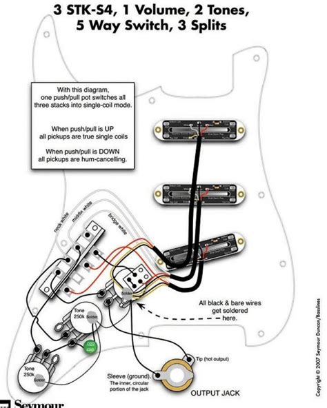 Hsh Wiring Diagram 5 Way Switch 1 Volume 1 Tone