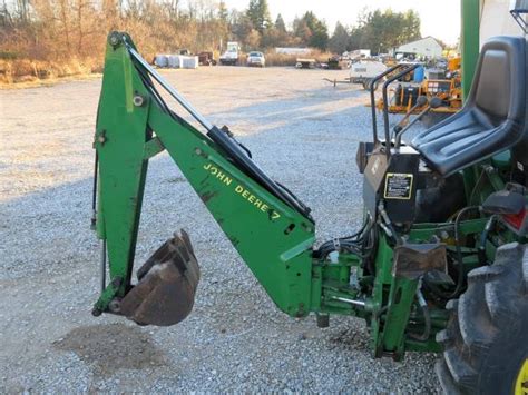John Deere 7 Backhoe Attachment For Tractors Low Use Works Good Ebay