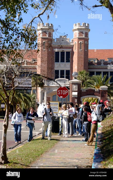Student Activities On The Florida State University Campus Tallahassee