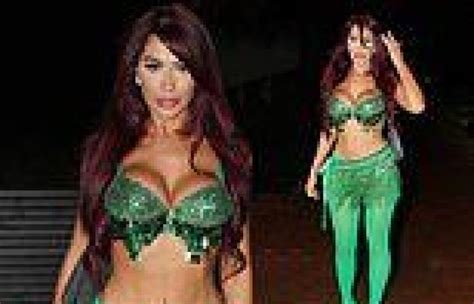 Chloe Ferry Puts On An Eye Popping Display In A Busty Green Sequinned