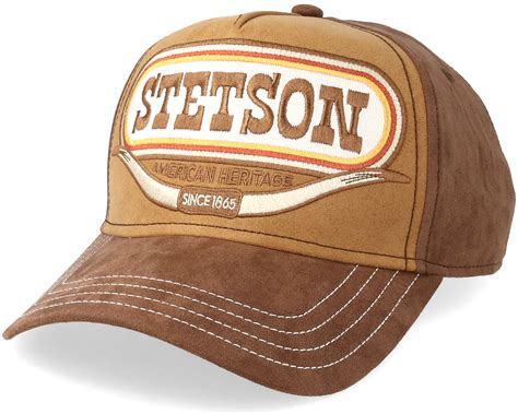 Buffalo Horn Brown Adjustable Stetson Kasket Hatstoredk