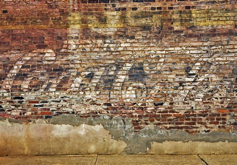 Mural Old Red Bricks Wall Mural Amazing Brick Wall Mural Cool With
