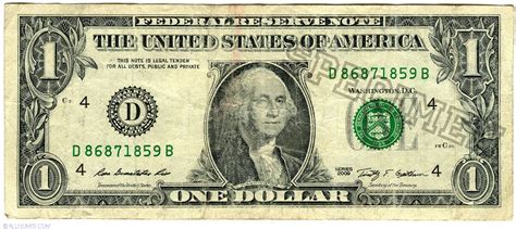 1 Dollar 2009 D Specimen 2009 Series United States Of America